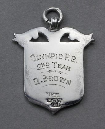  Antique Gold and Silver Fob Medallion - EPRFU Cup, 1904